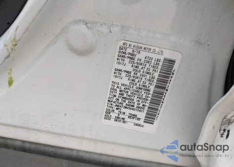 2019 Nissan Rogue Sv из США, поврежденный, VIN JN8AT2MV5KW372421